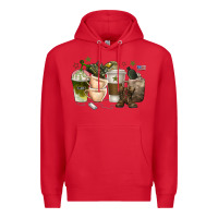Red coffee cups army Premium Hoodie - texasbilliewilder