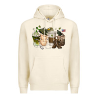 Tofu coffee cups army Premium Hoodie - texasbilliewilder