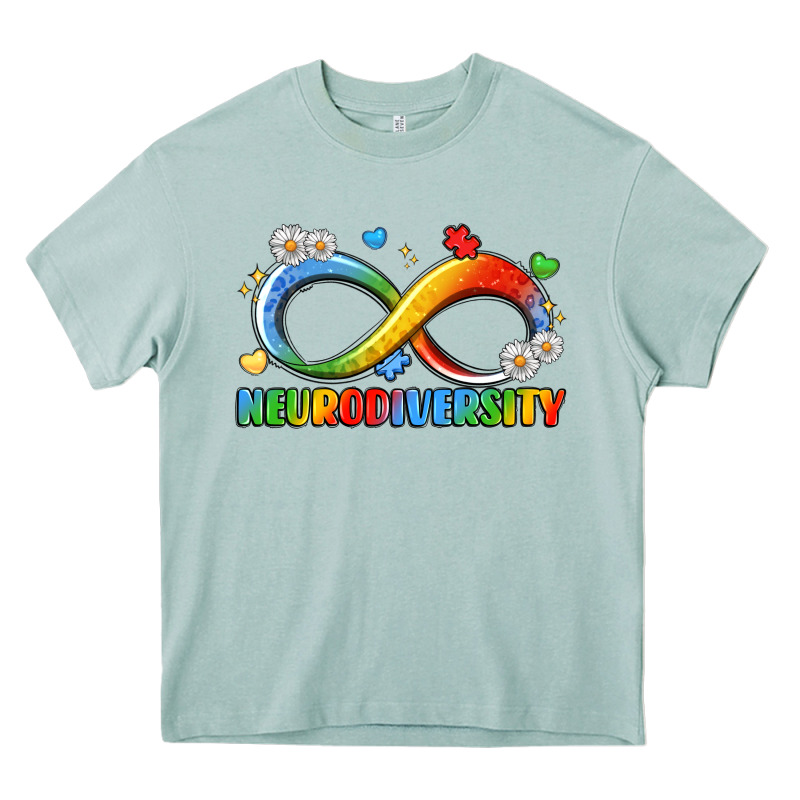 Neurodiversity Heavy Core Tee by LillyAllenDesigns | Teevron