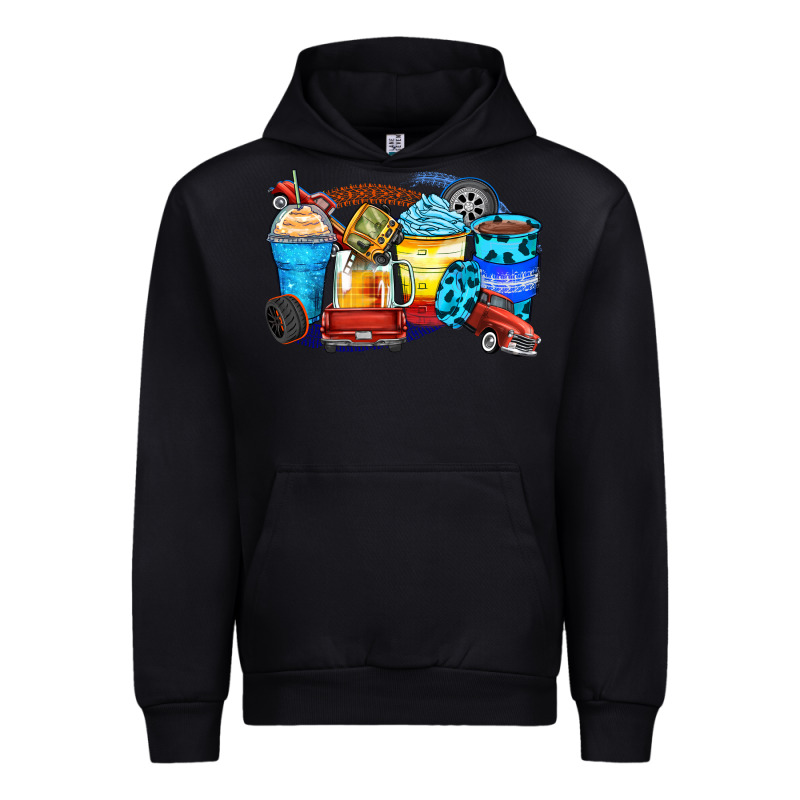 Truck Coffee Cups Urban Hoodie by Zillion Design Studio | Teevron
