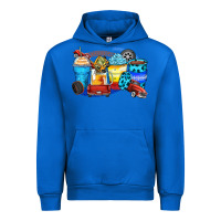 Cobalt truck coffee cups Urban Hoodie - Zillion Design Studio