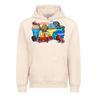 Sandshell truck coffee cups Urban Hoodie - Zillion Design Studio