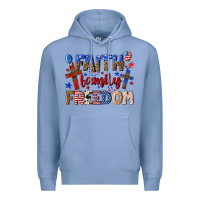 Colony Blue faith family freedom Premium Hoodie - texasbilliewilder
