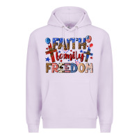 Lilac faith family freedom Premium Hoodie - texasbilliewilder