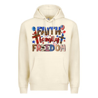 Sandshell faith family freedom Premium Hoodie - texasbilliewilder