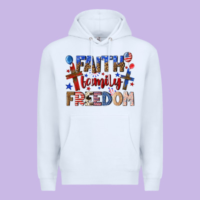 Faith Family Freedom Premium Hoodie Designed By Texasbilliewilder