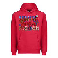 Cardinal faith family freedom Premium Hoodie - texasbilliewilder