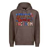 Coffee faith family freedom Premium Hoodie - texasbilliewilder