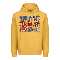 Mustard faith family freedom Premium Hoodie - texasbilliewilder