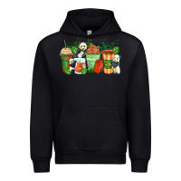 Black panda coffee cups Urban Hoodie - Zillion Design Studio
