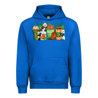 Cobalt panda coffee cups Urban Hoodie - Zillion Design Studio
