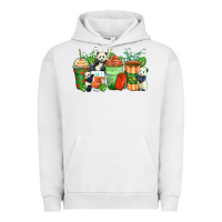 Pigment Lunar Rock panda coffee cups Urban Hoodie - Zillion Design Studio