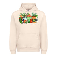 Sandshell panda coffee cups Urban Hoodie - Zillion Design Studio
