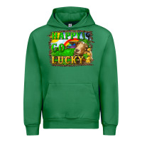Emerald Happy Go Lucky Goat Urban Hoodie - RanaPortraitStore