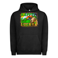 Pigment Black Happy Go Lucky Goat Urban Hoodie - RanaPortraitStore