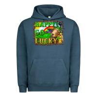 Happy Go Lucky Goat Urban Hoodie | Teevron