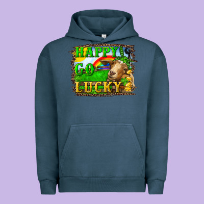 Urban Hoodie Happy Go Lucky Goat