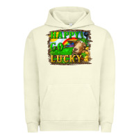Pigment Pistachio Happy Go Lucky Goat Urban Hoodie - RanaPortraitStore