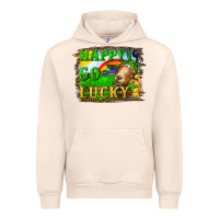 Sandshell Happy Go Lucky Goat Urban Hoodie - RanaPortraitStore