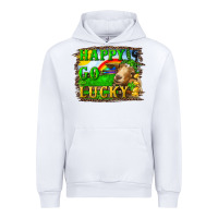 White Happy Go Lucky Goat Urban Hoodie - RanaPortraitStore