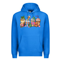 True Royal pink gingerbread coffee cups Premium Hoodie - Zillion Design Studio