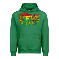 Emerald love my roots juneteenth Urban Hoodie - texasbilliewilder