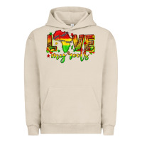 Pigment French Oak love my roots juneteenth Urban Hoodie - texasbilliewilder