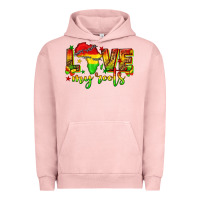 Pigment Salmon love my roots juneteenth Urban Hoodie - texasbilliewilder