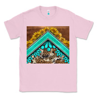 Bubblegum Pink western  sunflower turquise gemstone  tumbler Classic Tee - BarkalooDesign