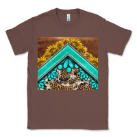 Chestnut western  sunflower turquise gemstone  tumbler Classic Tee - BarkalooDesign