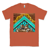 Copper western  sunflower turquise gemstone  tumbler Classic Tee - BarkalooDesign