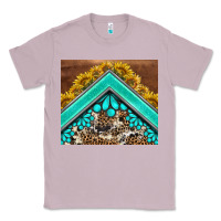 Lilac western  sunflower turquise gemstone  tumbler Classic Tee - BarkalooDesign