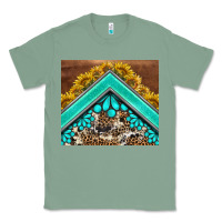 Sage western  sunflower turquise gemstone  tumbler Classic Tee - BarkalooDesign