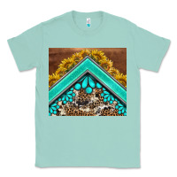 Seafoam western  sunflower turquise gemstone  tumbler Classic Tee - BarkalooDesign