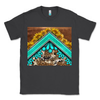 Smoke western  sunflower turquise gemstone  tumbler Classic Tee - BarkalooDesign