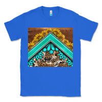True Royal western  sunflower turquise gemstone  tumbler Classic Tee - BarkalooDesign