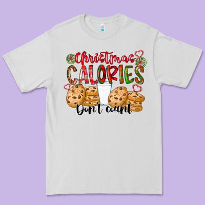 Christmas Calories Dont Count Premium Tee Designed By Cowhidedigitalart