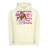 Pigment Pistachio make yourself a priority today and everyday Urban Hoodie - texasbilliewilder