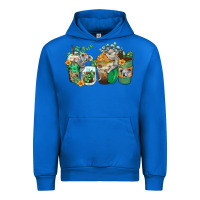 Cobalt koala coffee cups Urban Hoodie - Zillion Design Studio