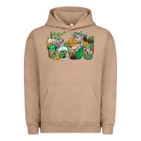 Pigment Burro koala coffee cups Urban Hoodie - Zillion Design Studio