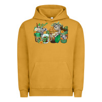 Pigment Peanut Butter koala coffee cups Urban Hoodie - Zillion Design Studio