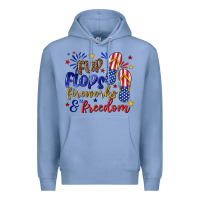 Flip Flops Fireworks And Freedom Premium Hoodie | Teevron