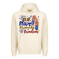 Tofu flip flops fireworks and freedom Premium Hoodie - texasbilliewilder