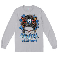 Moon Dust dental assistant messy bun Long Sleeve Tee - BarkalooDesign