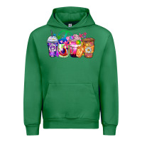 Emerald hippie coffee cups Urban Hoodie - Zillion Design Studio