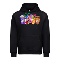 Foreset Green hippie coffee cups Urban Hoodie - Zillion Design Studio