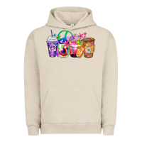 Pigment French Oak hippie coffee cups Urban Hoodie - Zillion Design Studio