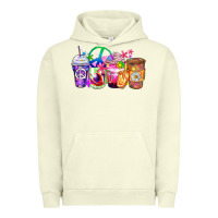 Pigment Pistachio hippie coffee cups Urban Hoodie - Zillion Design Studio