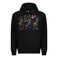 Black fourth of july dancing skeleton Premium Hoodie - texasbilliewilder