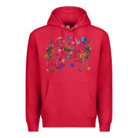 Cardinal fourth of july dancing skeleton Premium Hoodie - texasbilliewilder